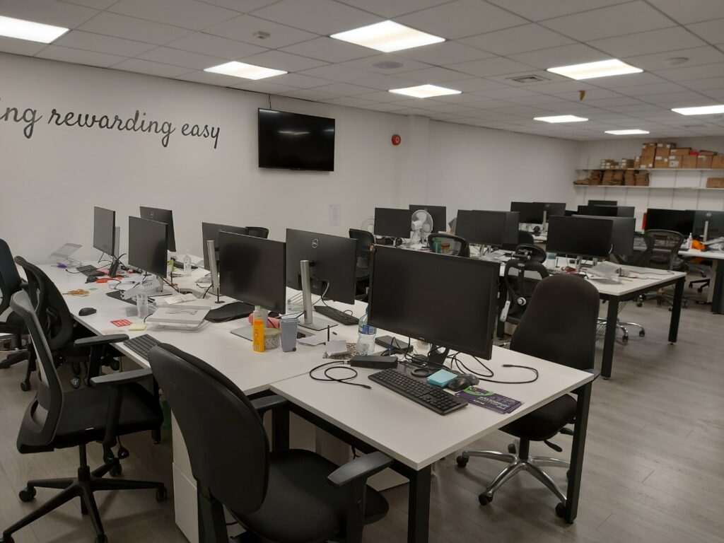 commercial cleaning East London office kitchen cleaned and sanitised workspace